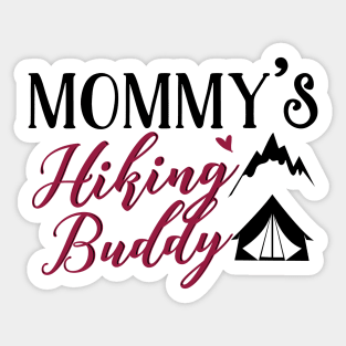 Hiking Mom and Baby Matching T-shirts Gift Sticker